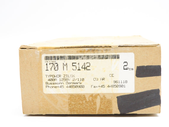 BUSSMANN 170M5142 1250V 400A (PKG OF 2) NSMP