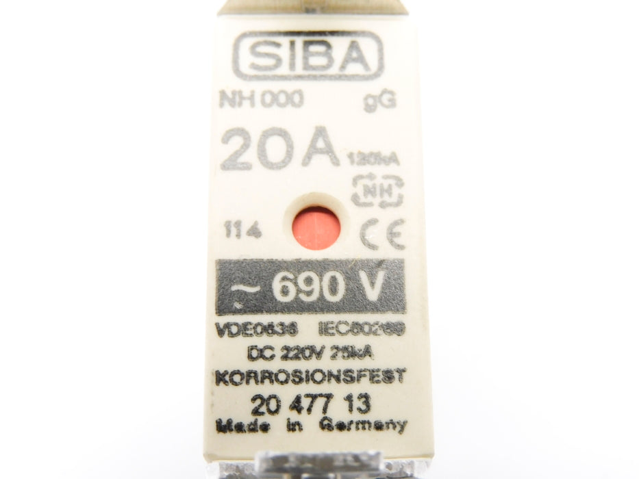 SIBA NH000 690V 20A NSNP