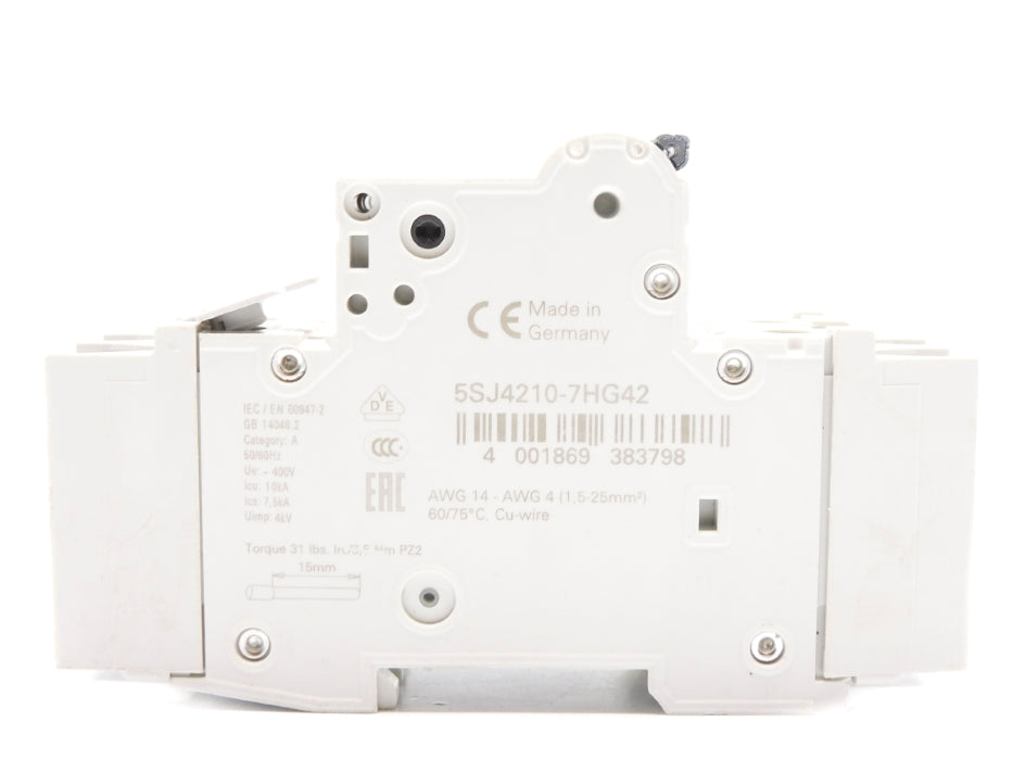 SIEMENS 5SJ4210-7HG42 10A 400V NSNP