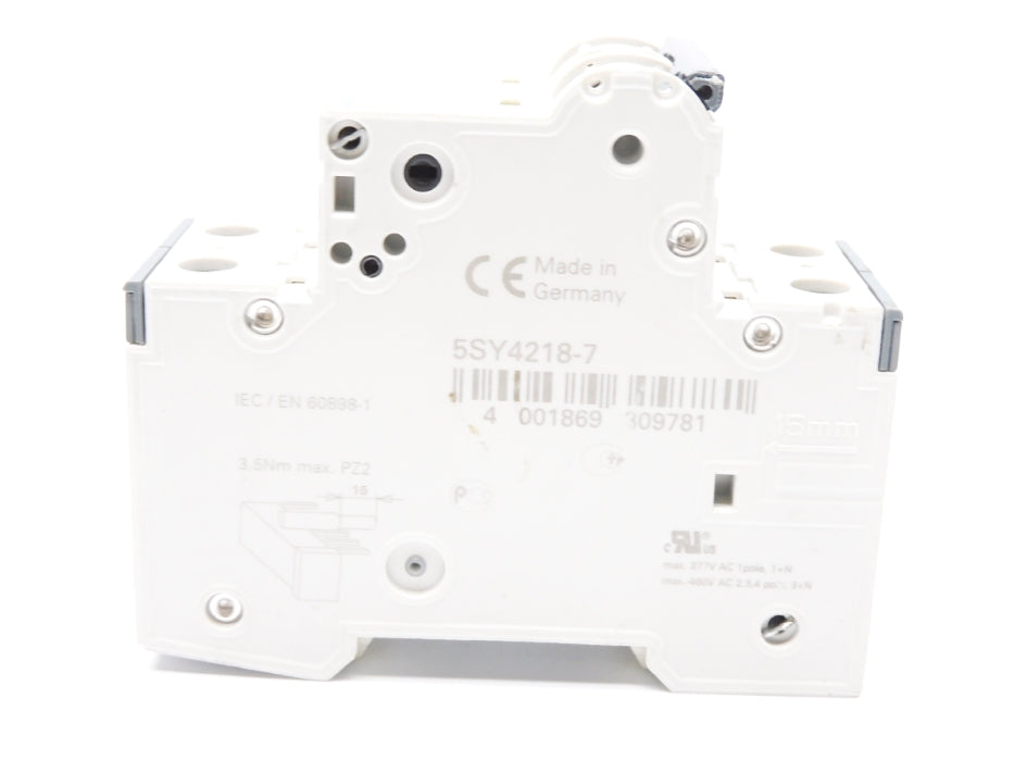 SIEMENS 5SY4218-7 15A 400V NSNP