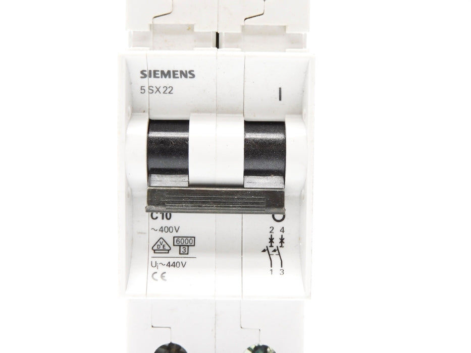 SIEMENS 5SX22-C10 10A 400V NSNP