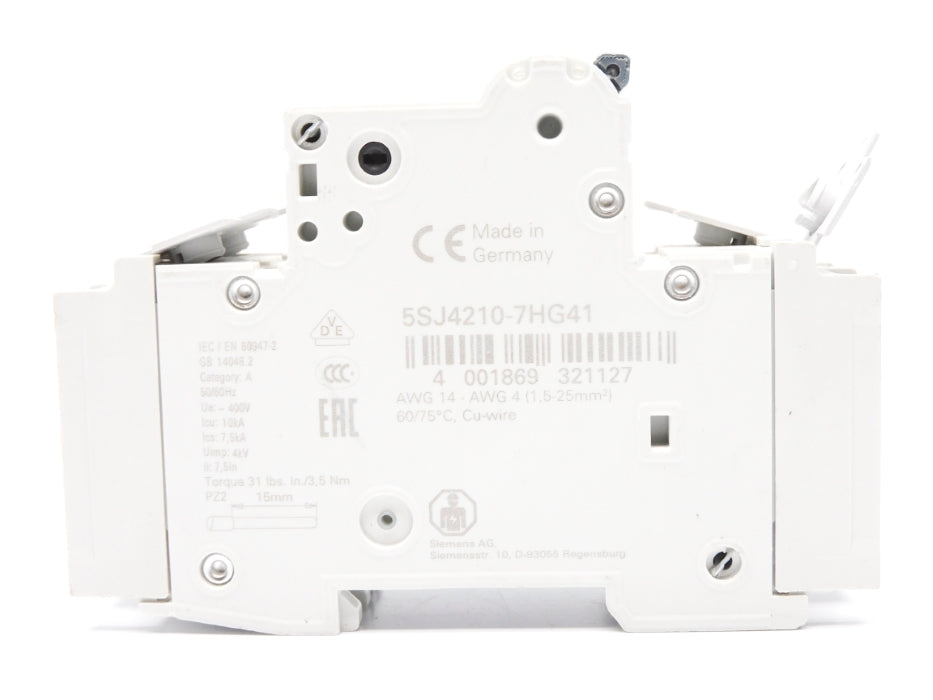 SIEMENS 5SJ4210-7HG41 10A 400V (AS PICTURED) NSNP