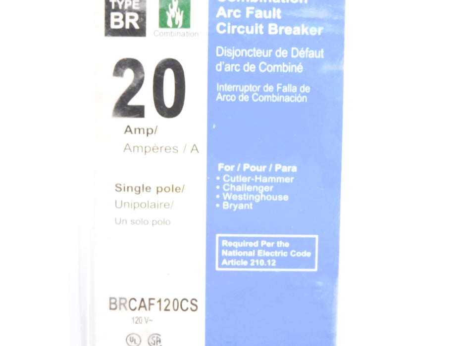 EATON BRCAF120CS 20A 120V NSMP