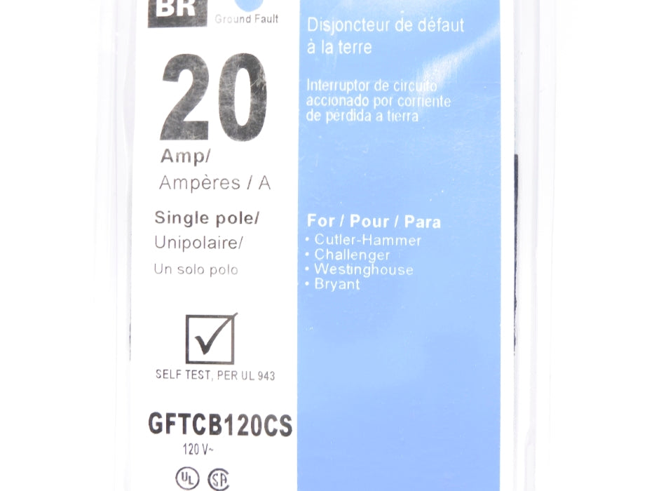 EATON GFTCB120CS 20A 120V NSMP