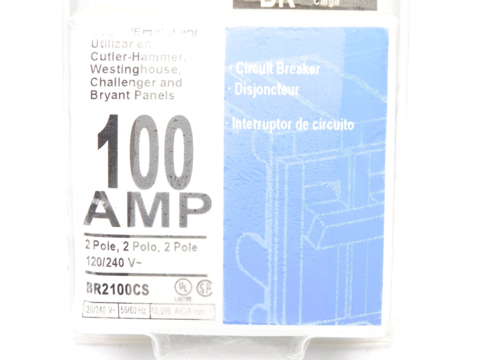EATON BR2100CS 100A 120/240V (AS PICTURED) NSMP
