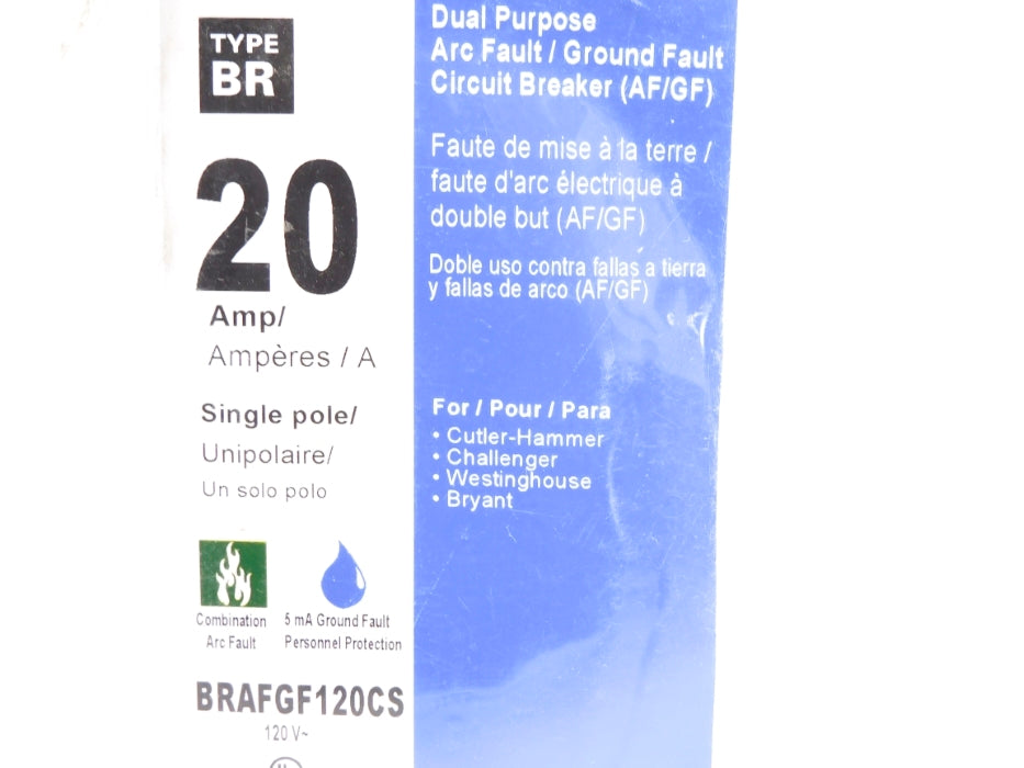 EATON BRAFGF120CS 20A 120V (AS PICTURED) NSMP