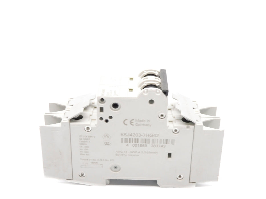 SIEMENS 5SJ4203-7HG42 3A 400V NSNP