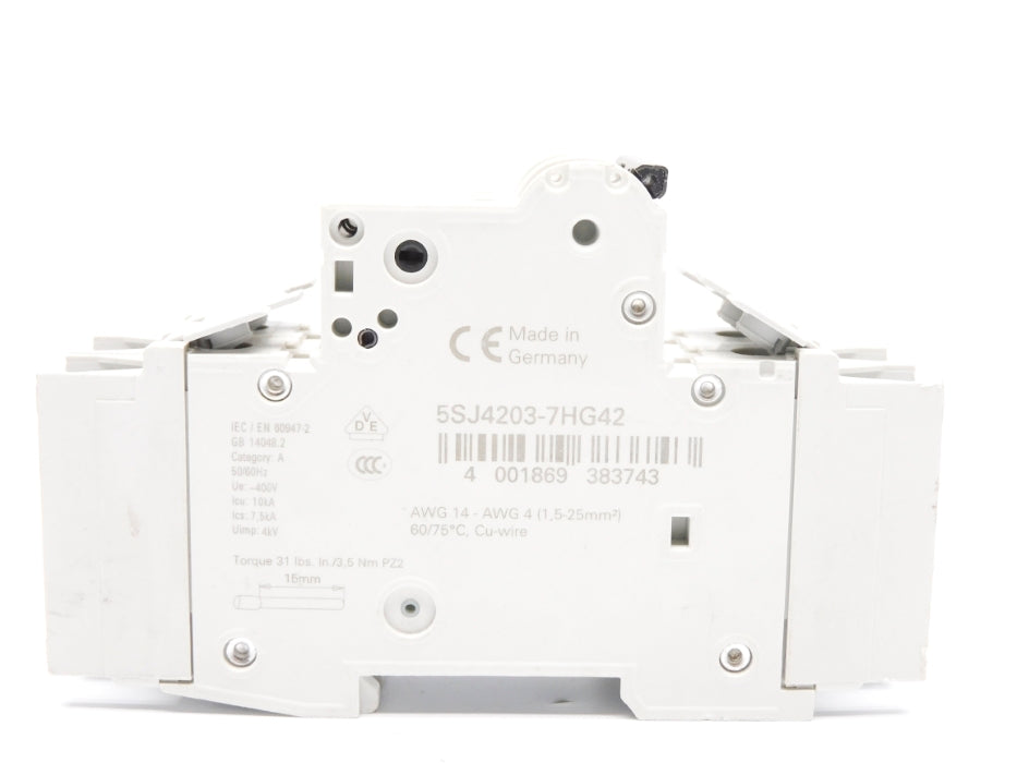 SIEMENS 5SJ4203-7HG42 3A 400V NSNP