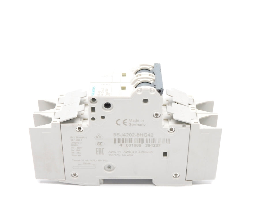 SIEMENS 5SJ4202-8HG42 2A 400V (AS PICTURED) NSNP