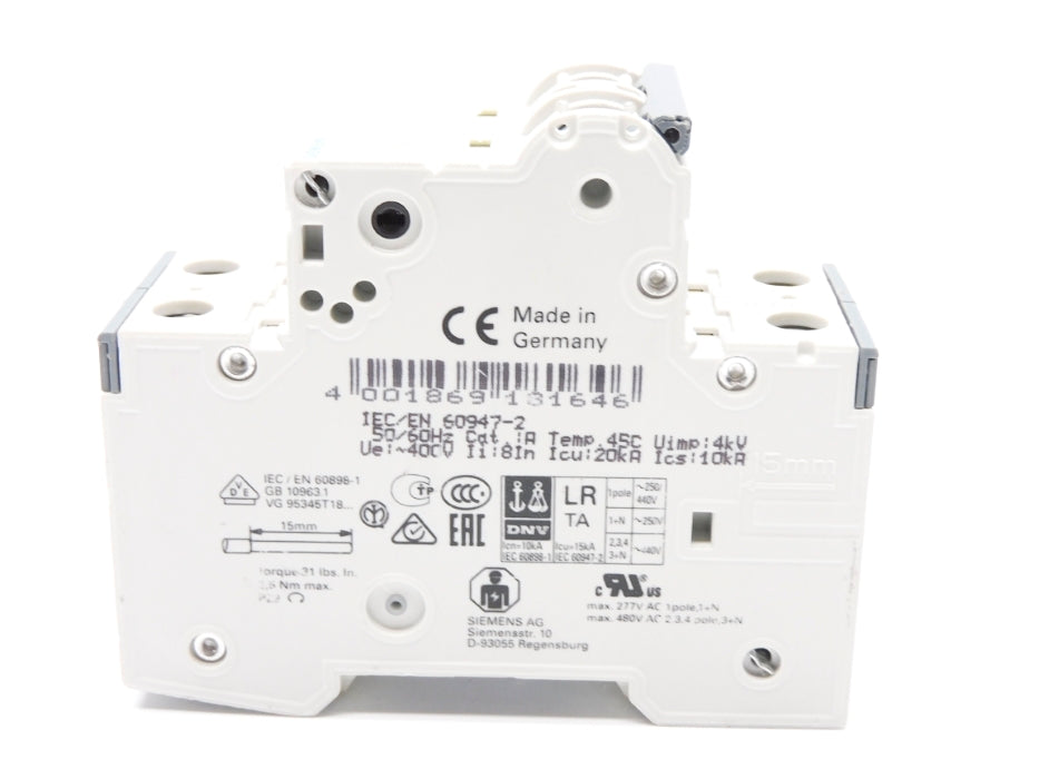 SIEMENS 5SY4210-7 10A 400V (AS PICTURED) NSNP
