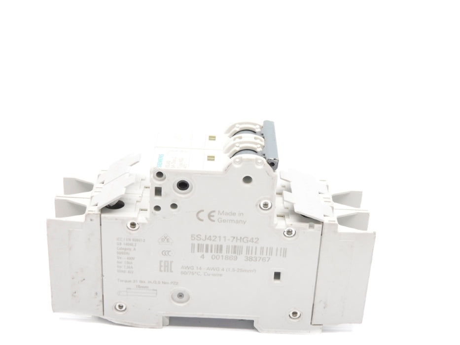 SIEMENS 5SJ4211-7HG42 5A 400V (AS PICTURED) NSNP