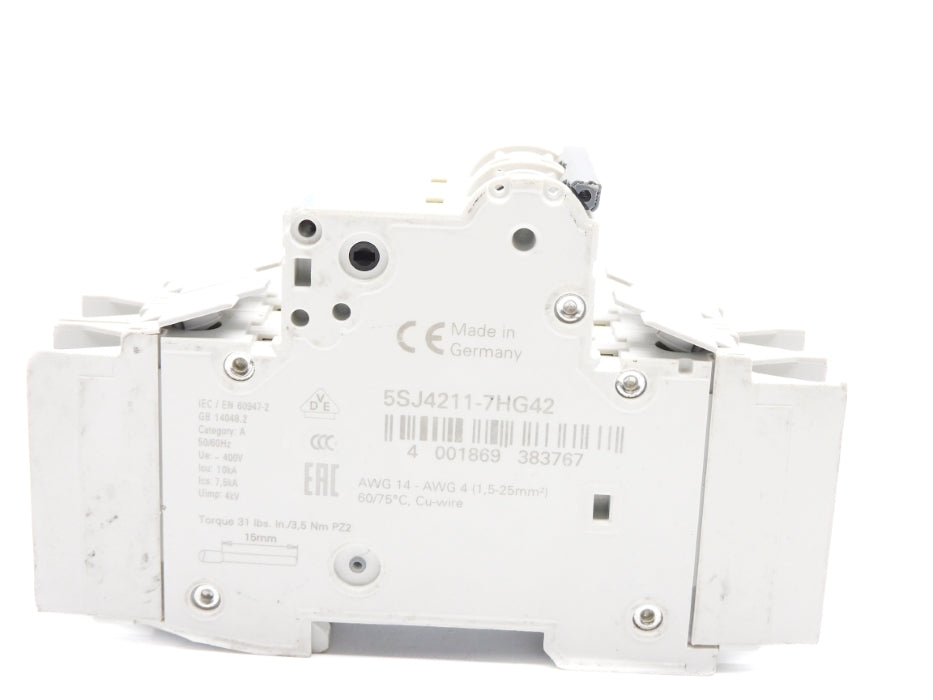 SIEMENS 5SJ4211-7HG42 5A 400V (AS PICTURED) NSNP