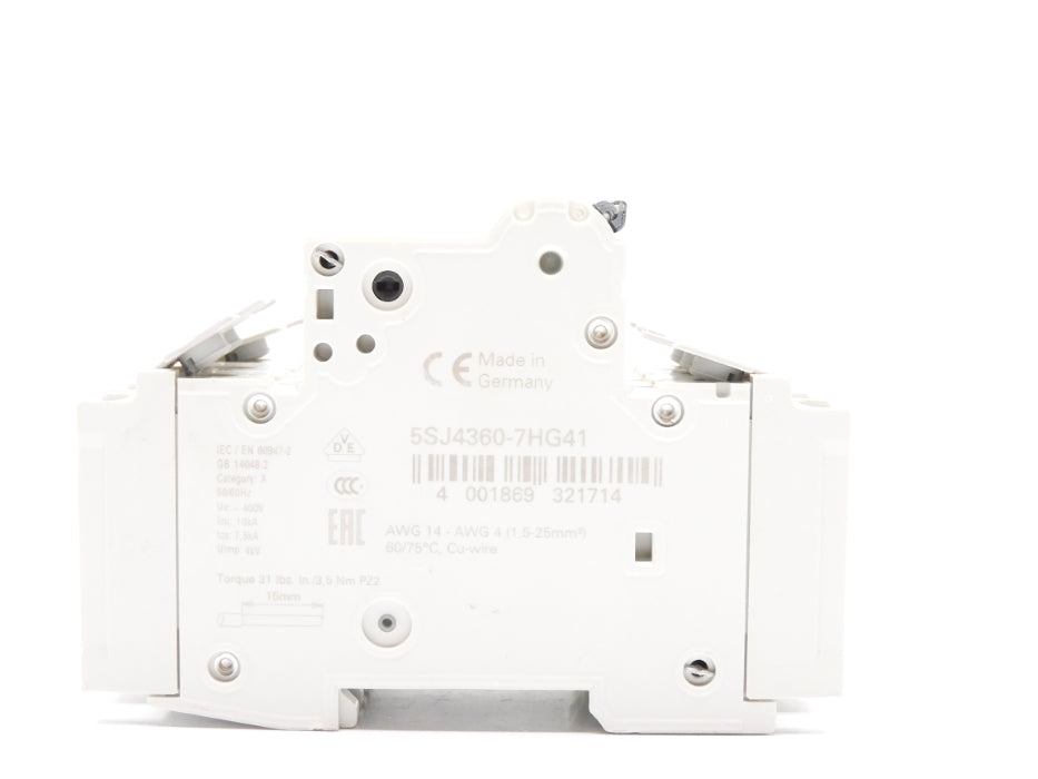 SIEMENS 5SJ4360-7HG41 400V 60A NSNP