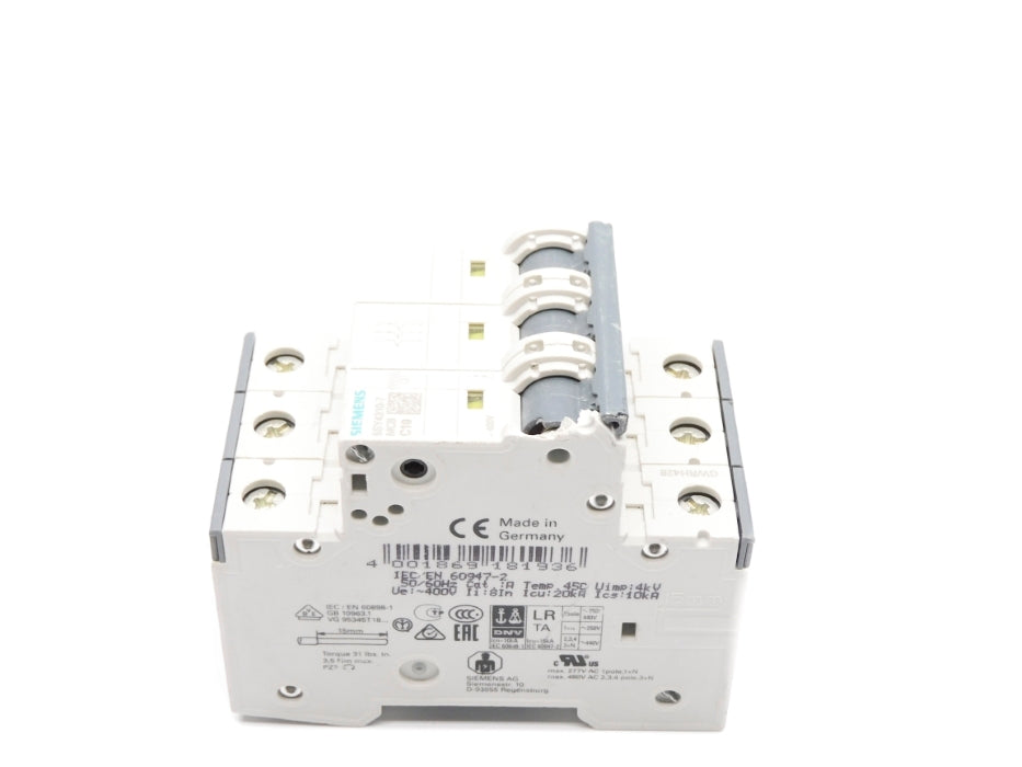 SIEMENS 5SY4310-7 10A 400V (AS PICTURED) NSNP