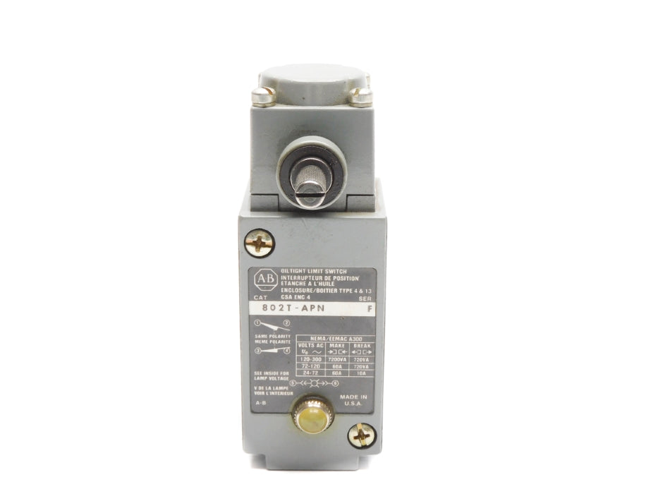 ALLEN BRADLEY 802T-APN SER. F NSNP