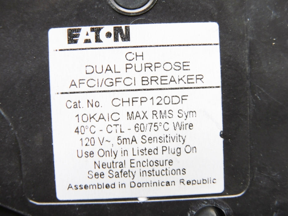 EATON CHFPAFGF120CS 20A 120V NSMP