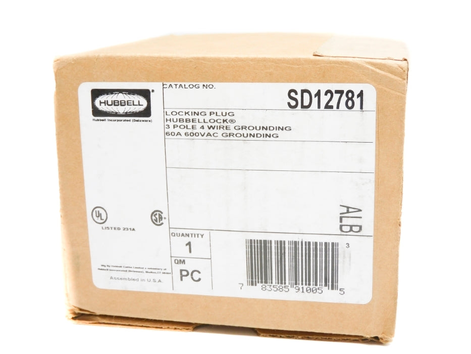 HUBBELL SD12781 600VAC 60A NSMP