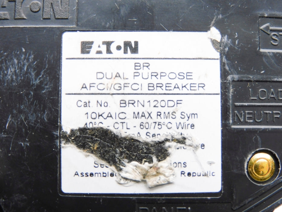 EATON BRN120DF 20A UNMP