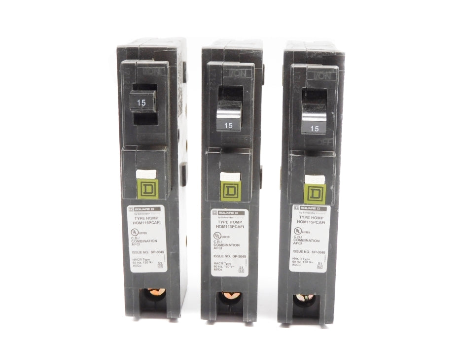 SQUARE D HOMBP21 15A 120/240V (PKG OF 3) NSMP