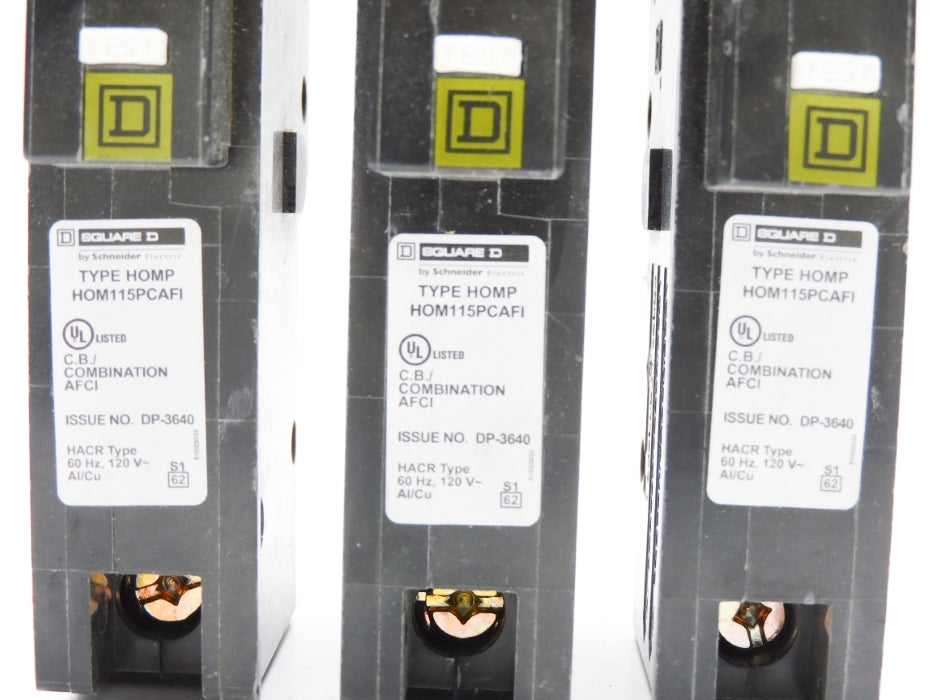 SQUARE D HOMBP21 15A 120/240V (PKG OF 3) NSMP
