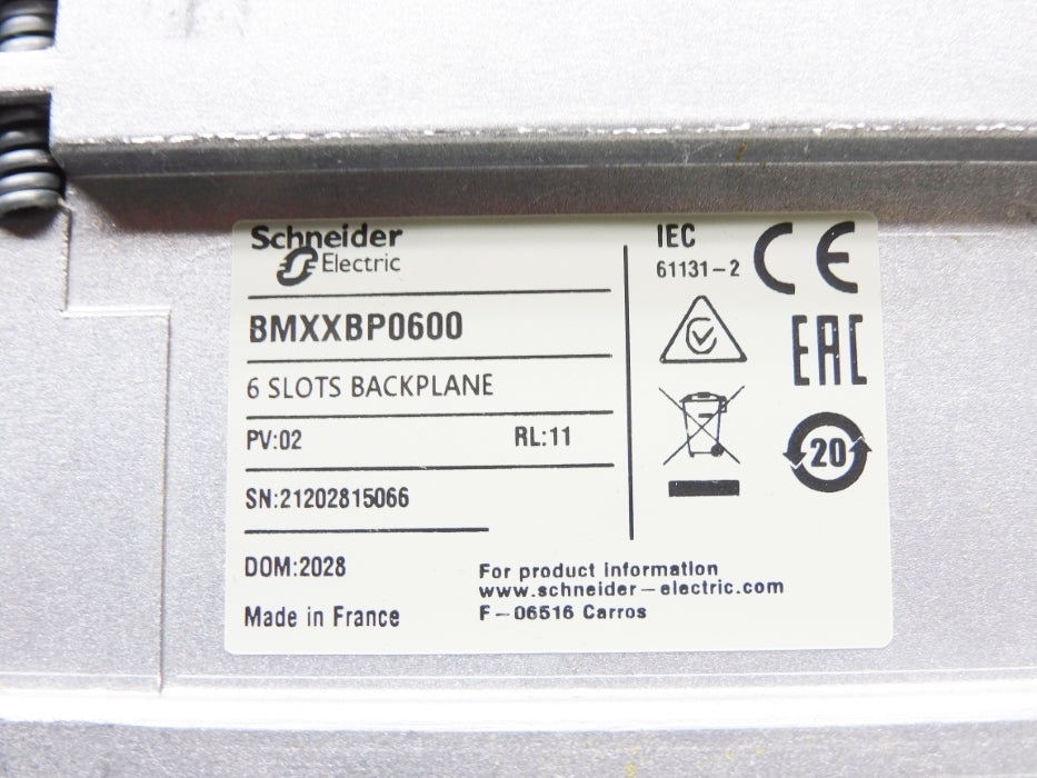 SCHNEIDER ELECTRIC BMXXBP0600 NSMP