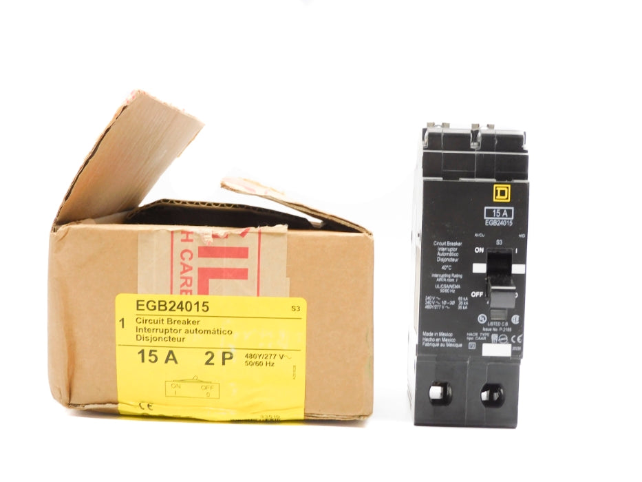 SQUARE D EGB24015 480/277V 15A NSMP