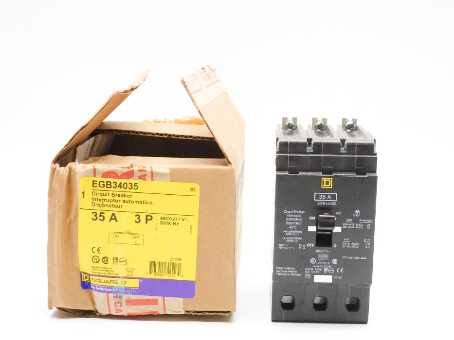 SQUARE D EGB34035 35A 480/277V NSMP