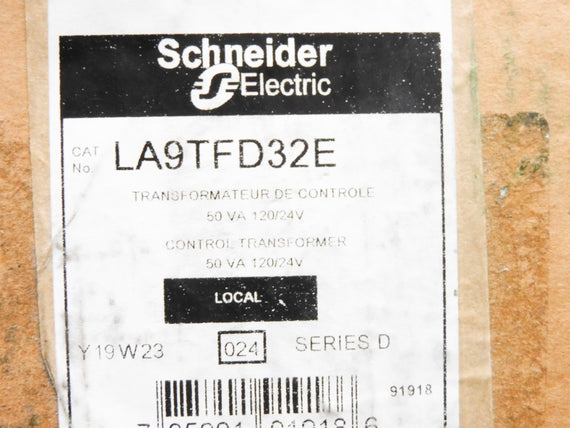 SCHNEIDER ELECTRIC LA9TFD32E SER. D 120V 3A NSMP