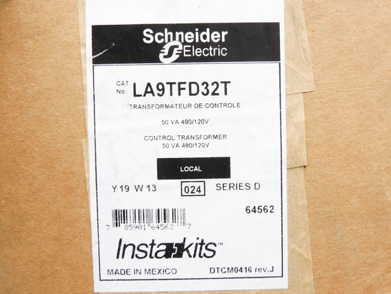 SCHNEIDER ELECTRIC LA9TFD32T SER. D (AS PICTURED) NSMP
