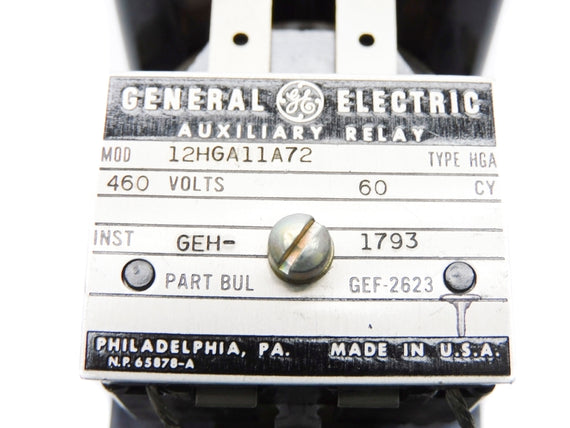 GENERAL ELECTRIC 12HGA11A72 460V (NO COVER) UNMP