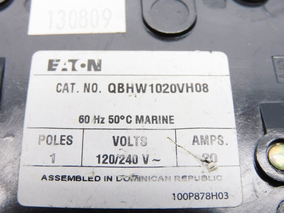 EATON QBHW1020VH08 20A 120/240V UNMP