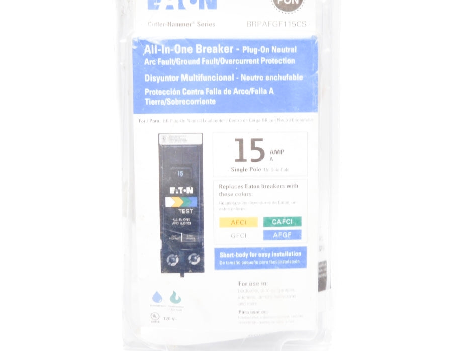 EATON BRPAFGF115CS 15A 120V (AS PICTURED) NSMP