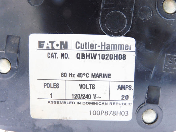 EATON QBHW1020H08 20A 120/240V UNMP