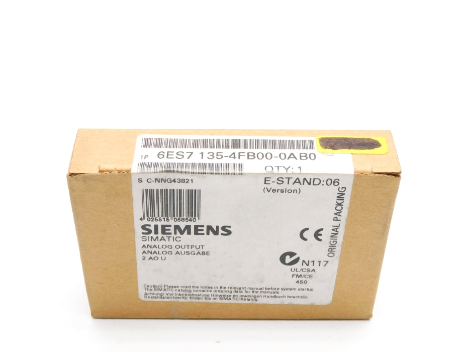 SIEMENS 6ES7135-4FB00-0AB0 NSFS