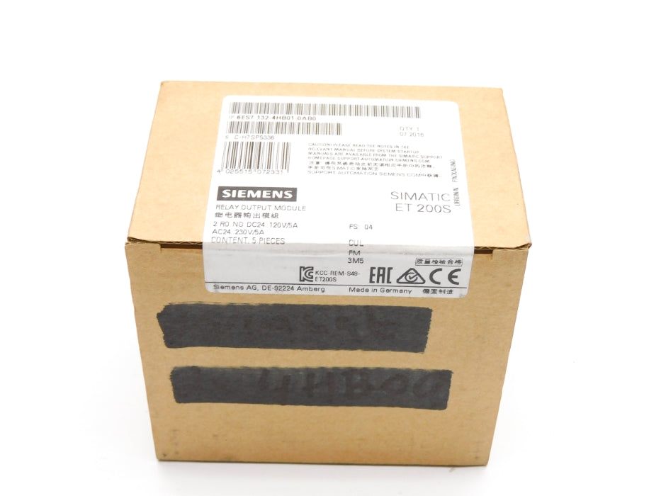 SIEMENS 6ES7132-4HB01-0AB0 24-120VDC 5A (PKG OF 5) NSFS