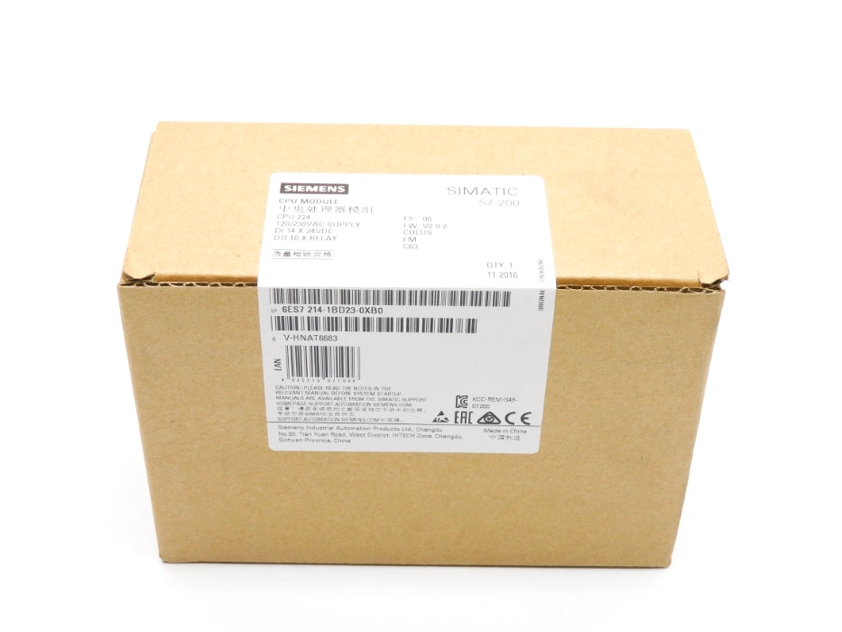 SIEMENS 6ES7214-1BD23-0XB0 24VDC NSFS