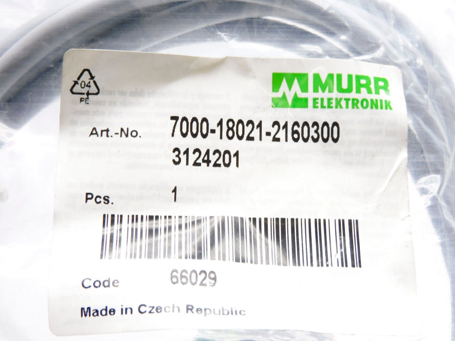 MURR ELEKTRONIK 7000-18021-2160300 3124201 NSMP