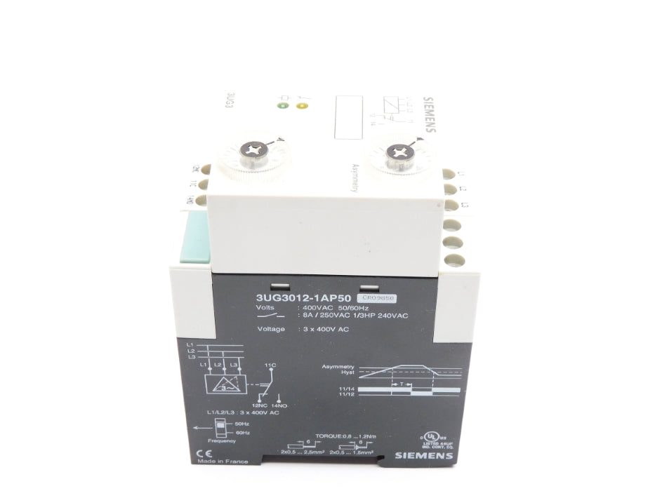 SIEMENS 3UG3012-1AP50 400VAC 0.5-10S NSNP
