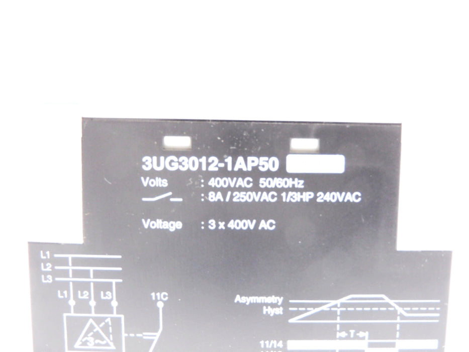 SIEMENS 3UG3012-1AP50 400VAC 0.5-10S NSNP