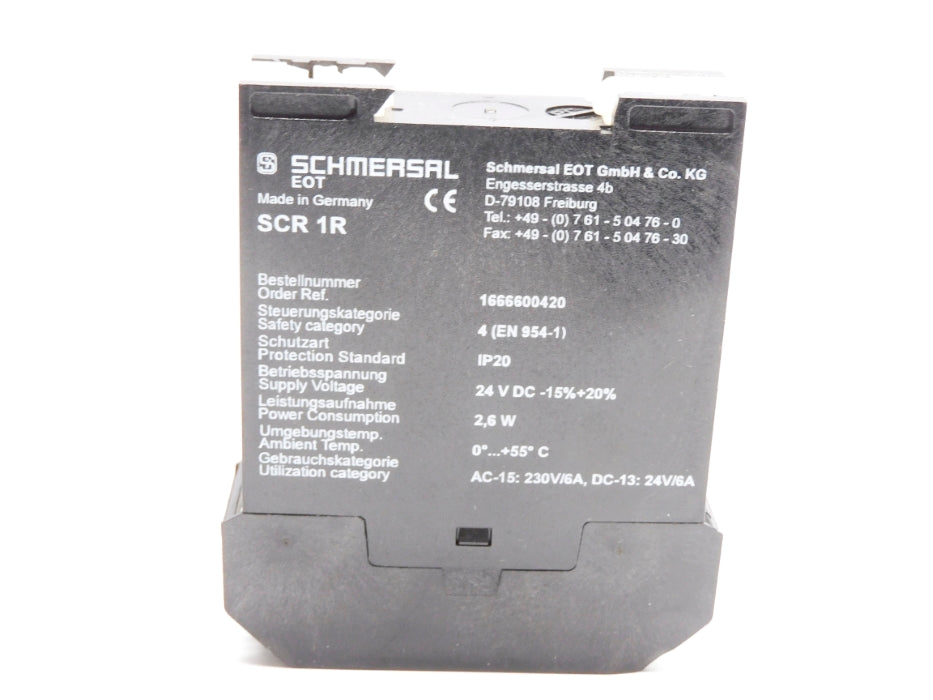 SCHMERSAL SCR1R 24VDC (AS PICTURED) NSNP