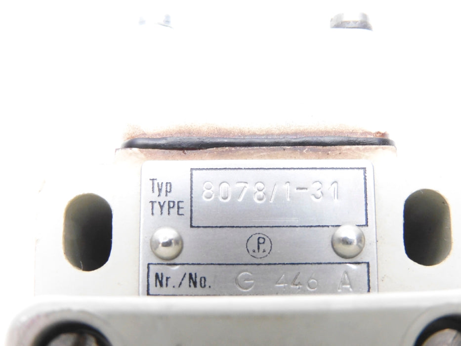 STAHL 8078/1-31 UNMP