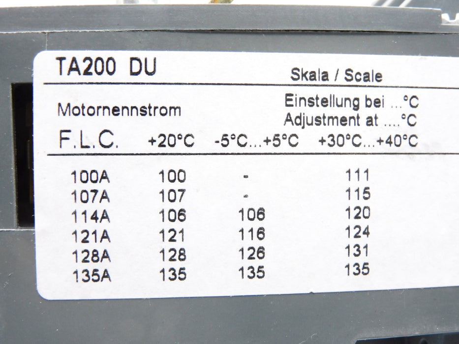 ABB TA200DU 100-135A NSNP