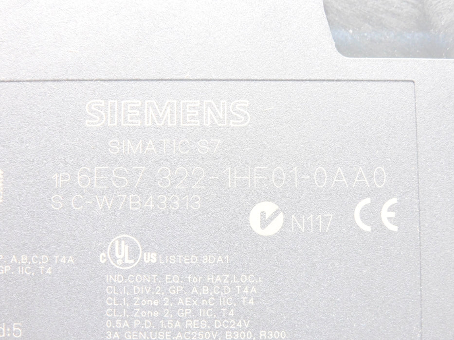 SIEMENS 6ES7322-1HF01-0AA0 NSMP