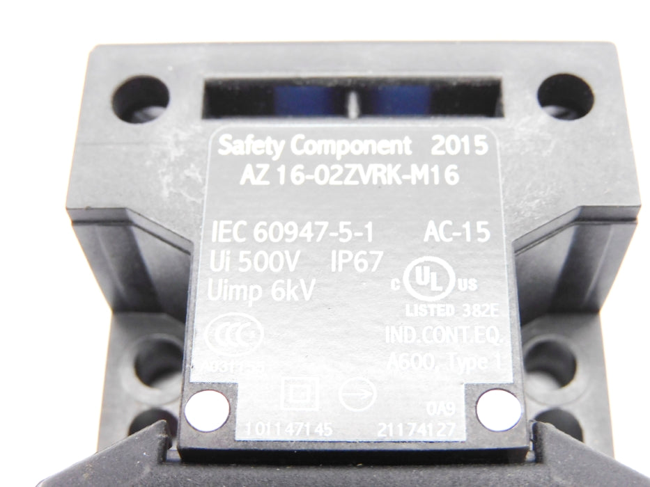 SCHMERSAL AZ16-02ZVRK-M16 (NO KEY) NSNP