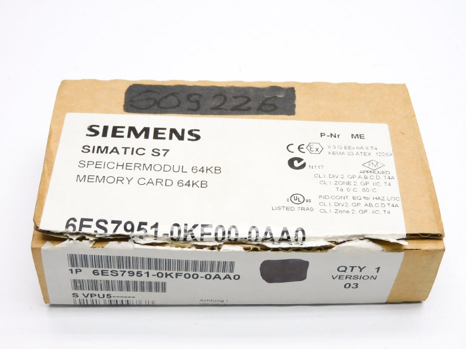 SIEMENS 6ES7951-0KF00-0AA0 5V NSMP