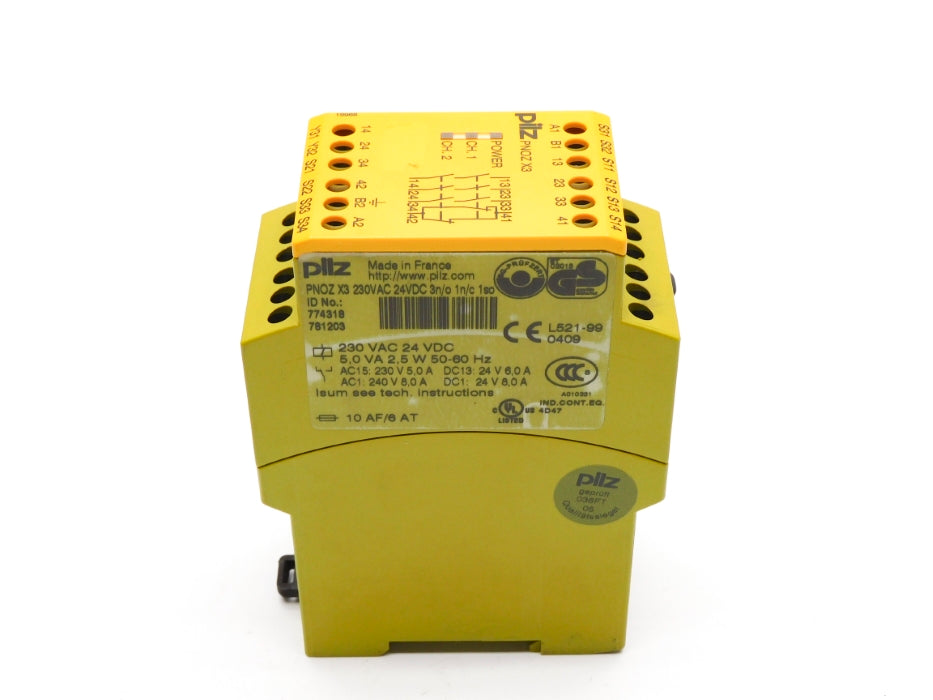 PILZPNOZ-X3-230VAC-24VDC-3N/O-1N/C-1SO 774318 230VAC 24VDC NSNP