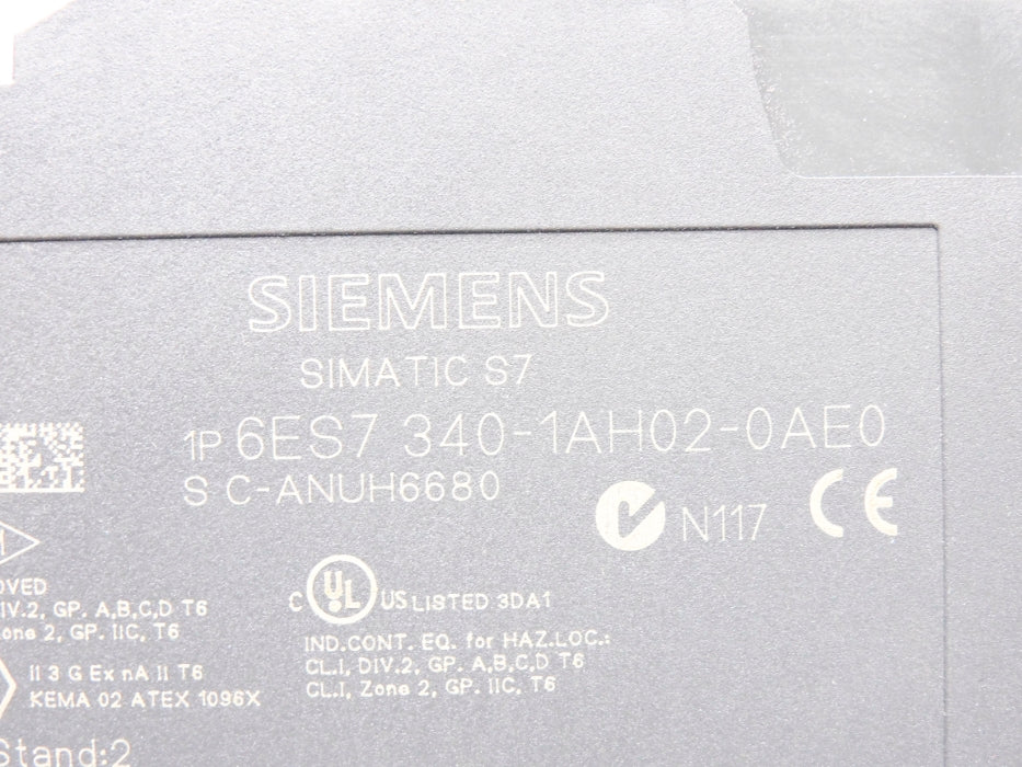 SIMENS 6ES7340-1AH02-0AE0 UNMP