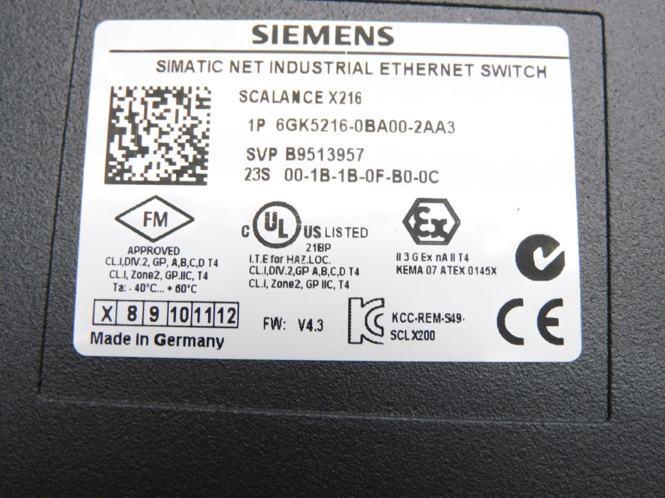 SIEMENS 6GK5216-0BA00-2AA3 NSNP