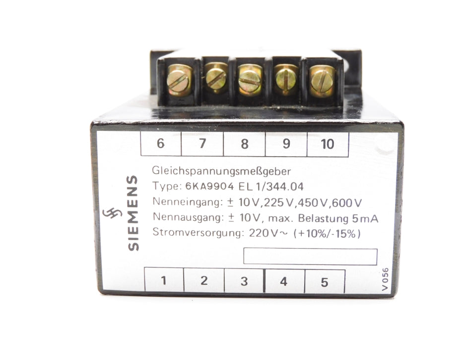 SIEMENS 6KA9904 EL1/3.44.04 NSMP