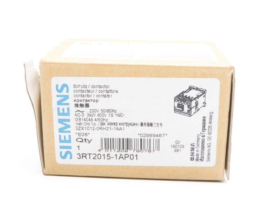 SIEMENS 3RT2015-1AP01 230V NSMP